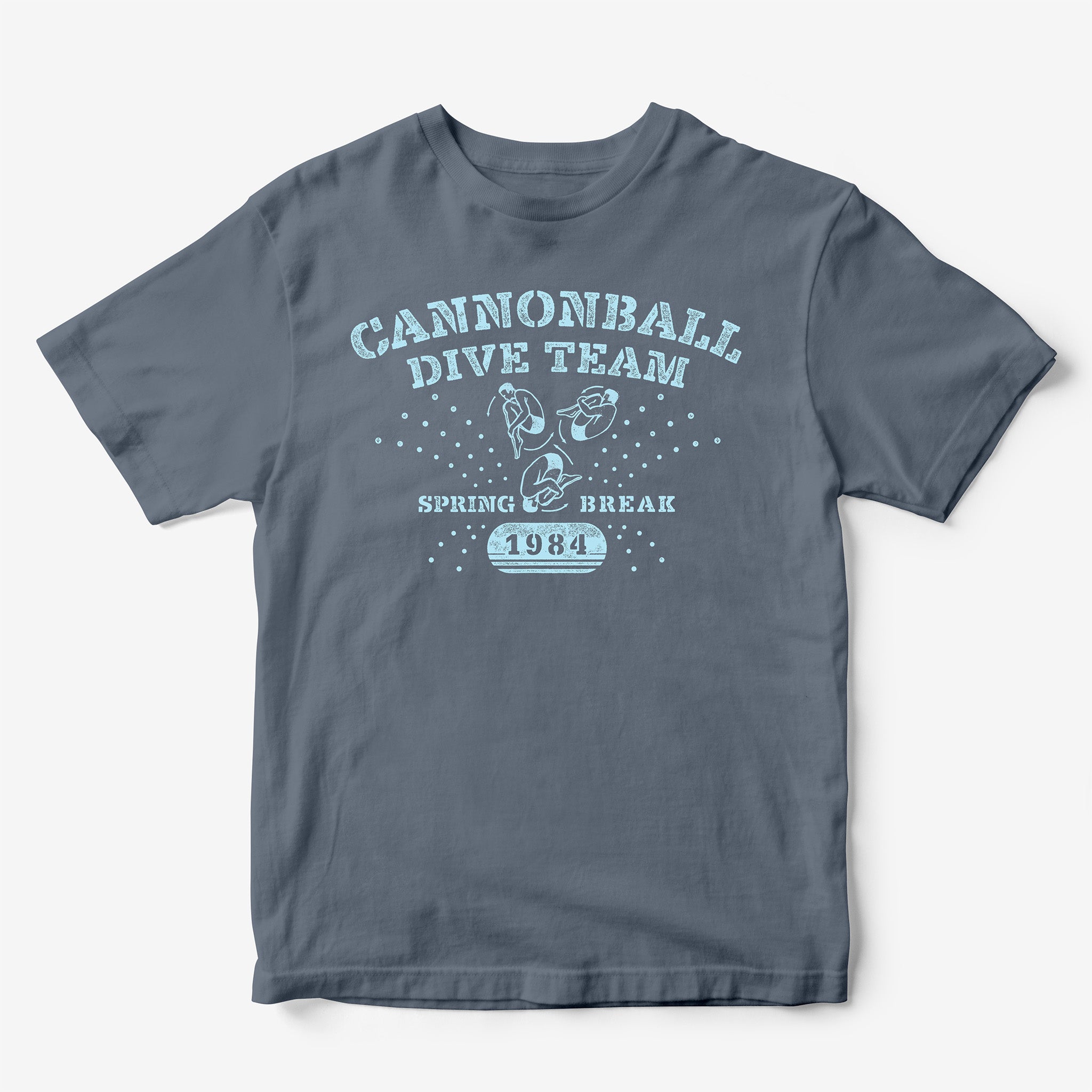 Cannonball Dive Team Spring Break 1984 Retro T-Shirt