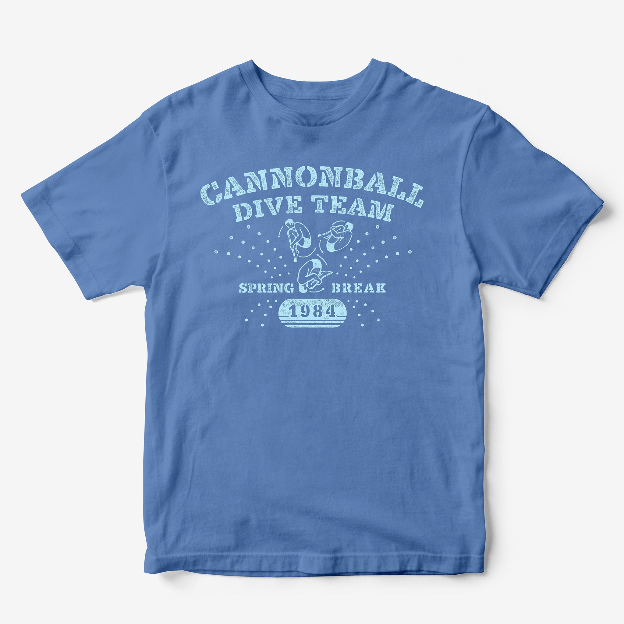 Cannonball Dive Team Spring Break 1984 Retro T-Shirt