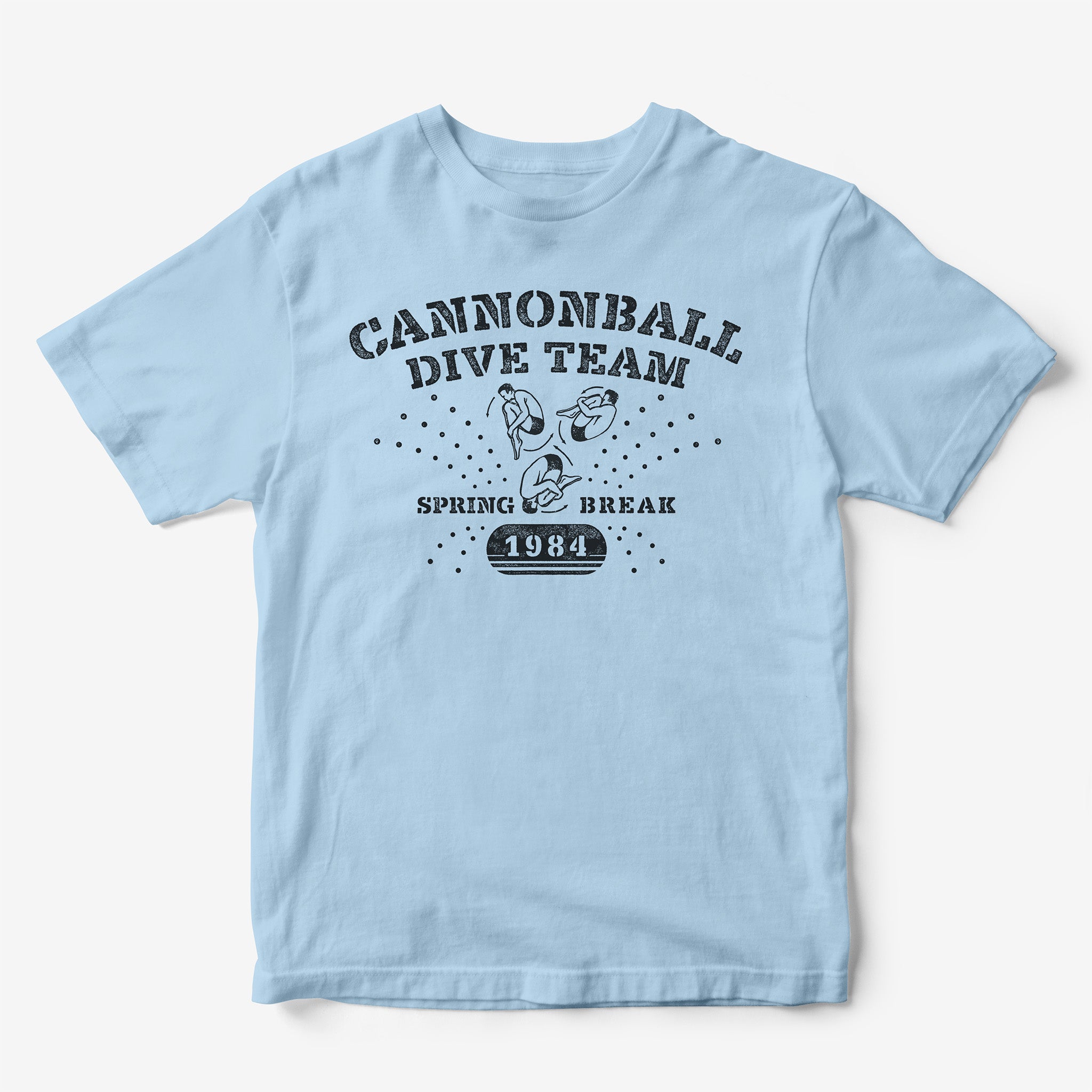 Cannonball Dive Team Spring Break 1984 Retro T-Shirt