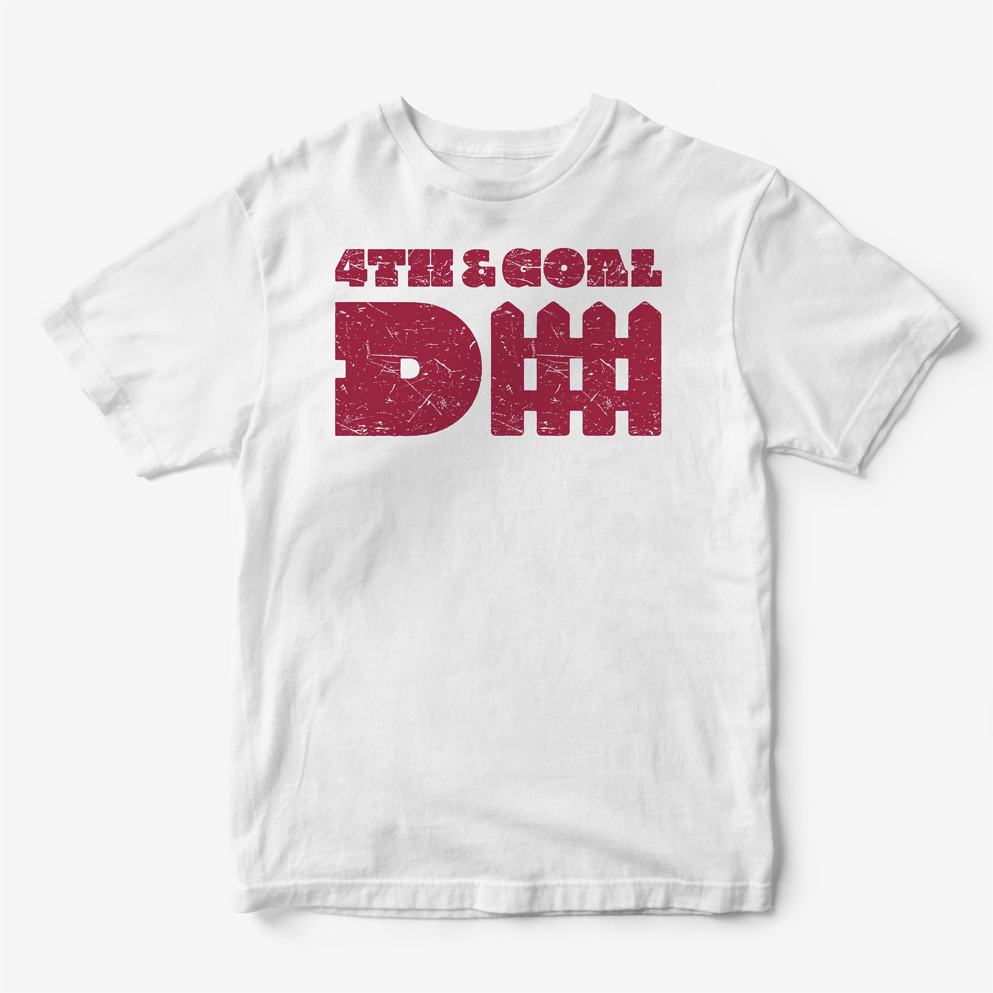 4th & Goal D-Fence Maroon