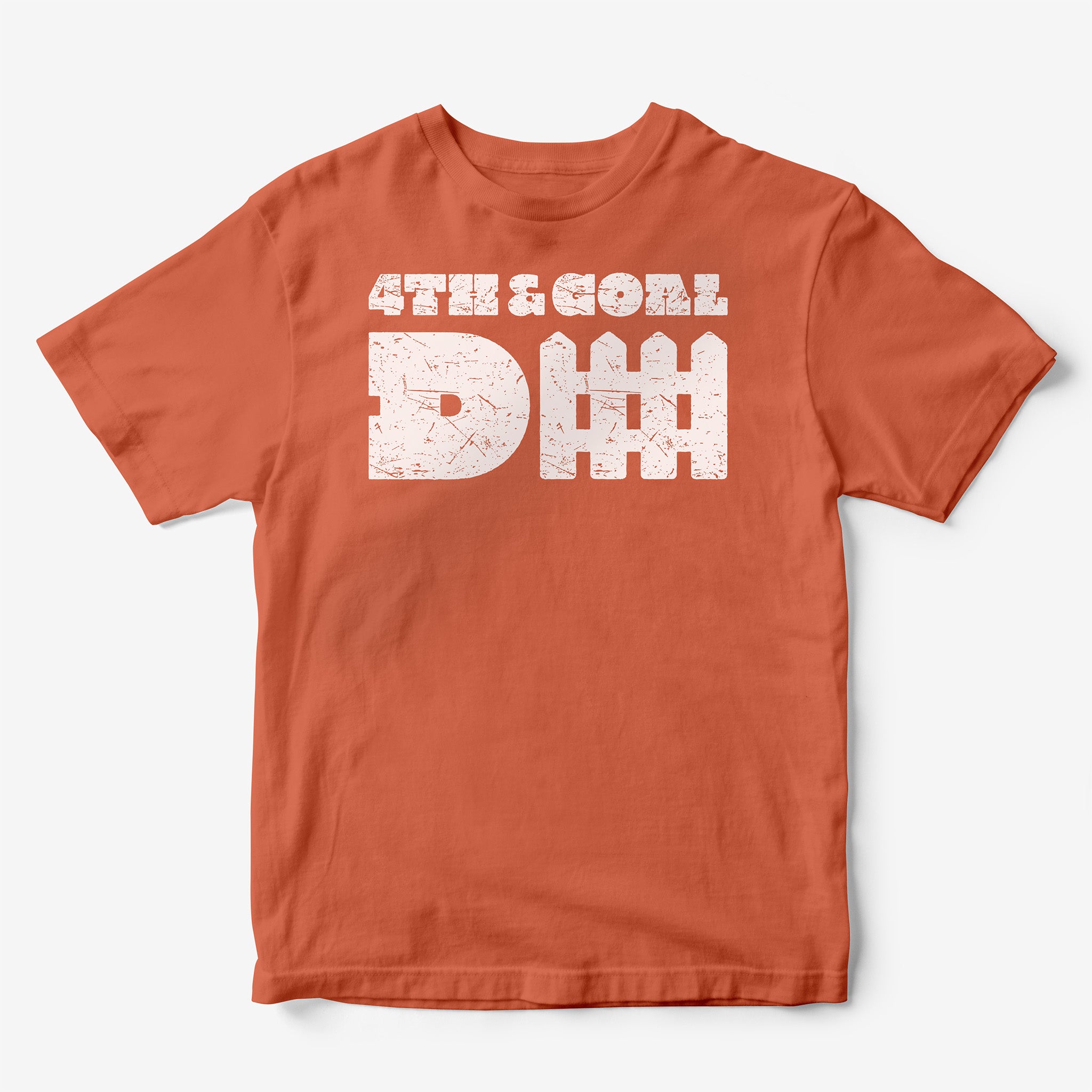 4th & Goal D-Fence White