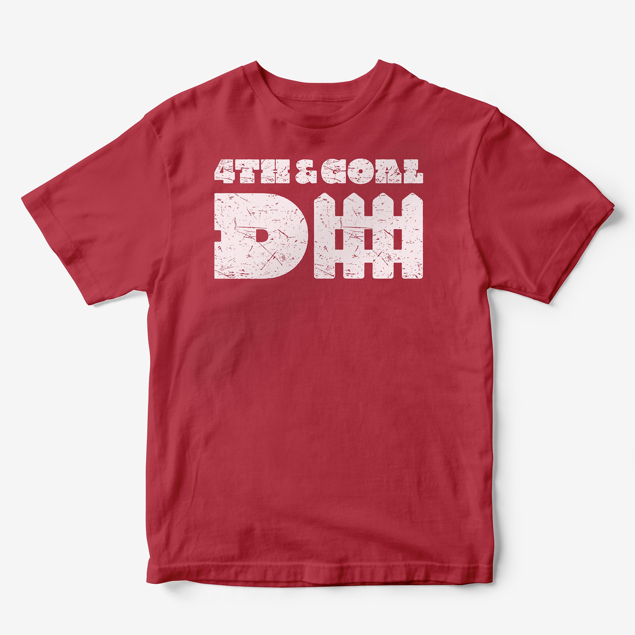 4th & Goal D-Fence White